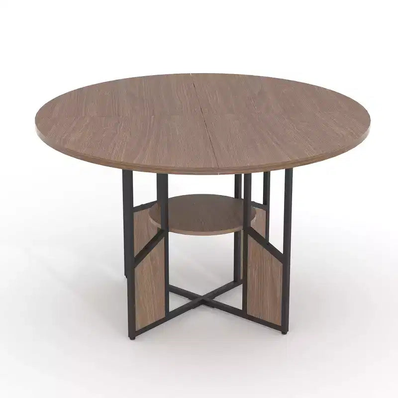 Banc de salle à manger 68" Live Edge – Bois massif brun et noir et cadre en métal
