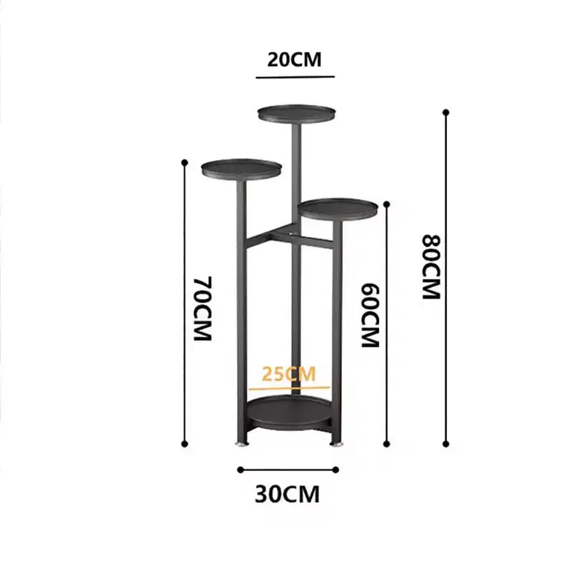 Metal Flower Stand Staircase Plant Rack – Indoor Multi-Tier Display, Easy Assembly