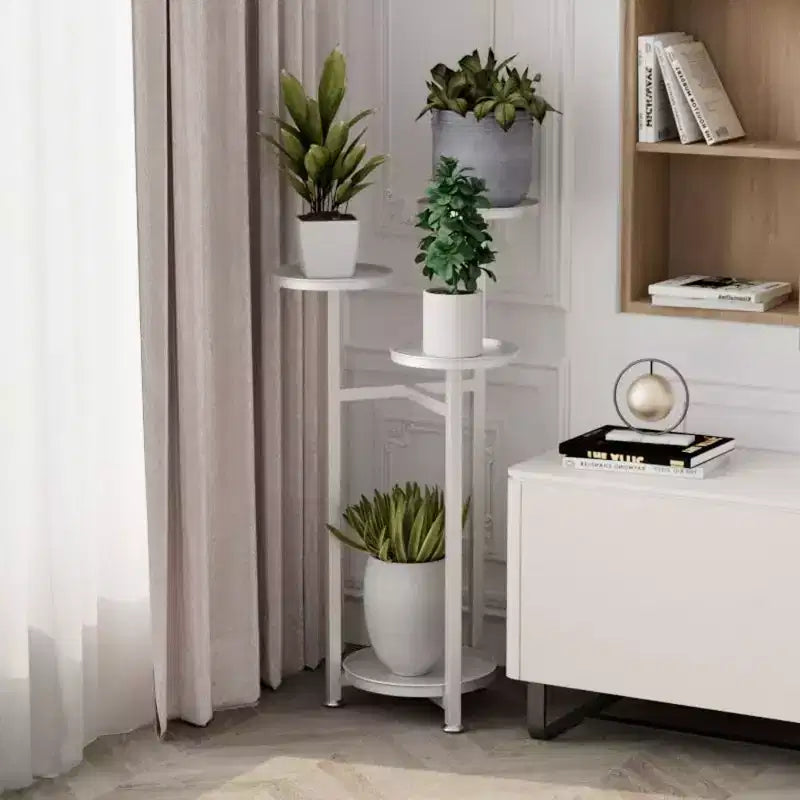 Metal Flower Stand Staircase Plant Rack – Indoor Multi-Tier Display, Easy Assembly