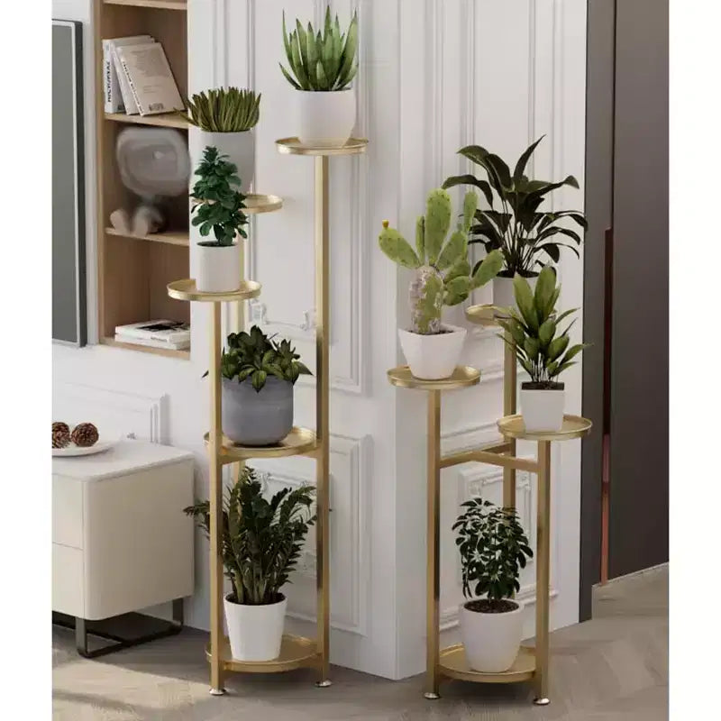 Metal Flower Stand Staircase Plant Rack – Indoor Multi-Tier Display, Easy Assembly