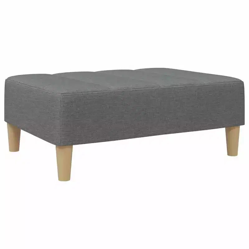 Dark Grey Polyester 2-Seater Sofa Bed – Convertible, Compact Living
