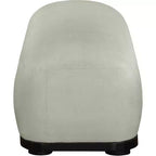 Banc rembourré en tissu chenille – Style Calum, accent moderne pour chambre à coucher