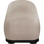 Banc rembourré en tissu chenille – Style Calum, accent moderne pour chambre à coucher