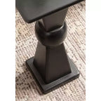 Table d'appoint porte-boissons en bois