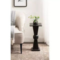 Table d'appoint porte-boissons en bois