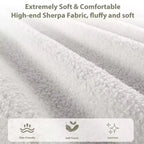 Cadre de lit en tissu bouclé rembourré avec tête de lit – Aucun sommier tapissier requis
