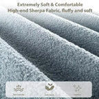 Cadre de lit en tissu bouclé rembourré avec tête de lit – Aucun sommier tapissier requis