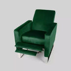 Modern Push-Back High Leg Recliner Chair – Brightwood Style, Upholstered