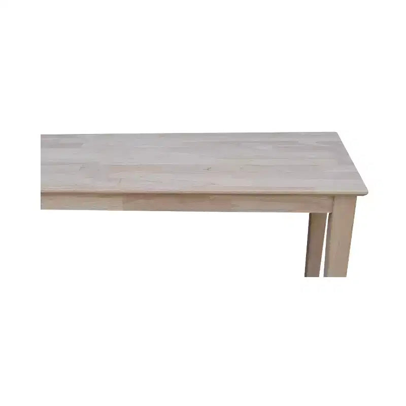 Table console de style en bois brut – 60"L x 30"H, Rectangulaire