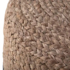 Pouf rond contemporain Rose/Naturel - WyndenHall