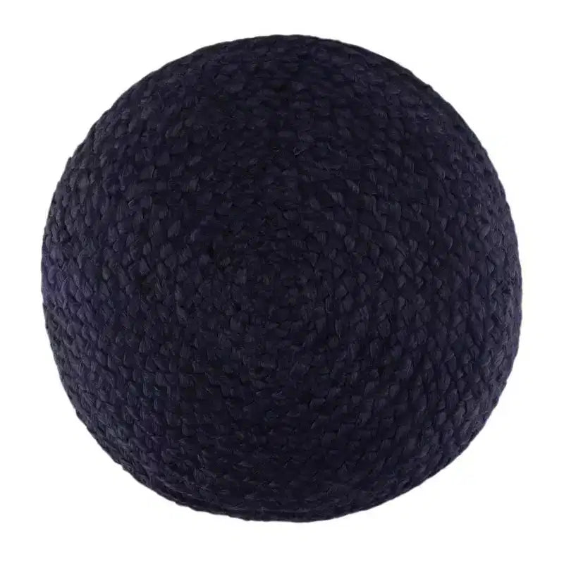Pouf rond contemporain Rose/Naturel - WyndenHall