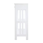 Mission Style 1-Drawer Console Table – White, Rectangle