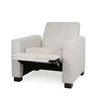 Fauteuil inclinable capitonné à repousser