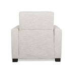 Fauteuil inclinable capitonné à repousser