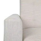 Fauteuil inclinable capitonné à repousser