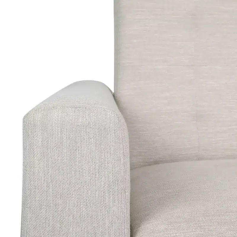 Fauteuil inclinable capitonné à repousser