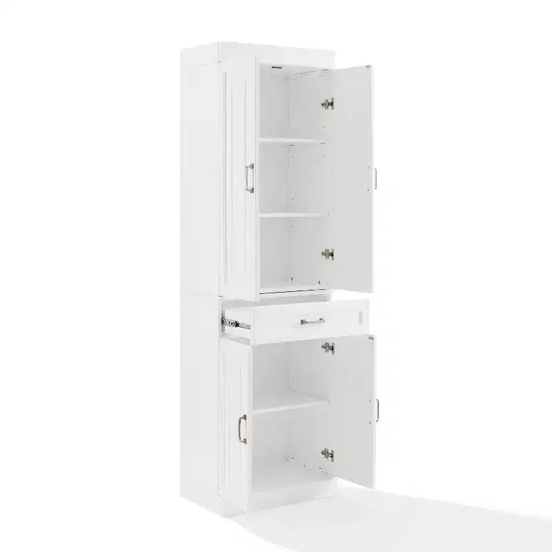 Armoire de rangement de cuisine de 78" – 5 étagères, 4 portes, 1 tiroir