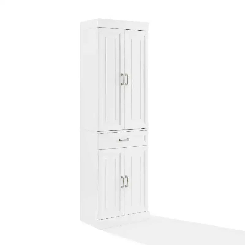 78" Kitchen Storage Pantry Cabinet – 5 Shelves, 4 Doors, 1 Drawer